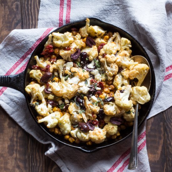 Cauliflower & Olive Salad with Miso