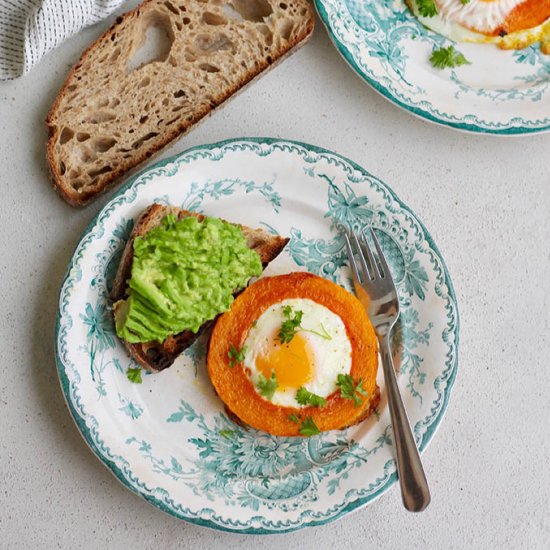 Egg In A Squash Hole