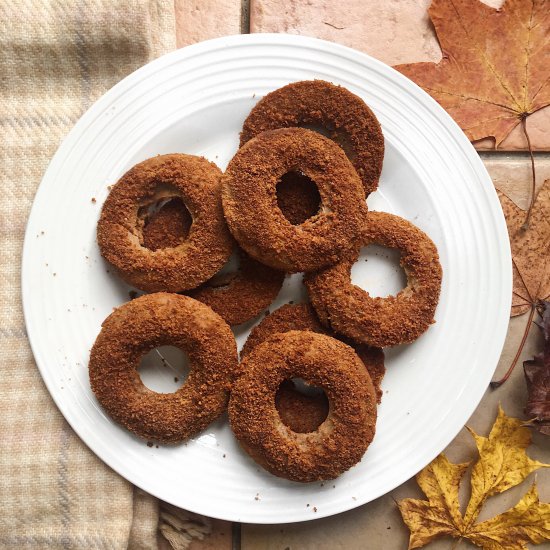 Chai Spiced Baked Doughnuts