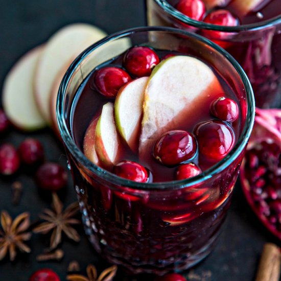 Spiced Pomegranate Mulled Wine