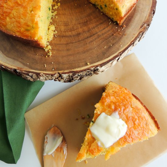 Jalapeño Cheddar Cornbread