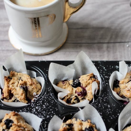 Vegan Blueberry Muffins