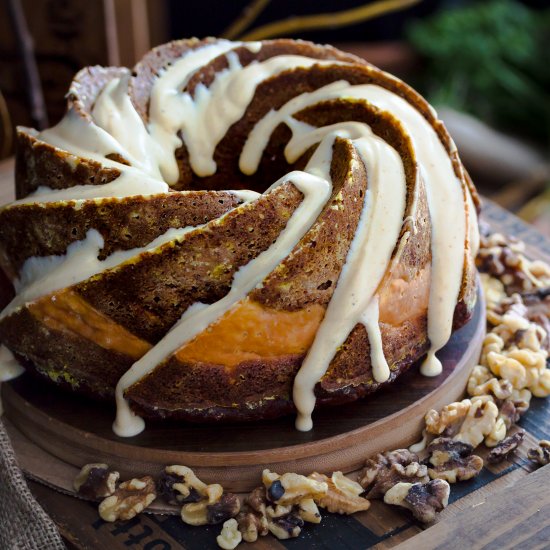 Pumpkin Carrot Bundt Cake