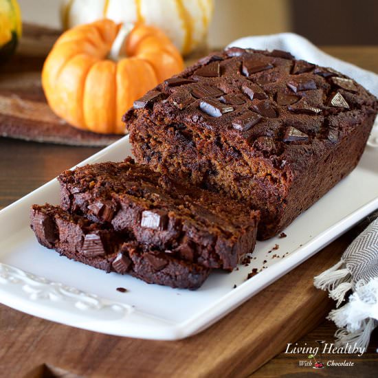 Moist Chocolate Pumpkin Bread