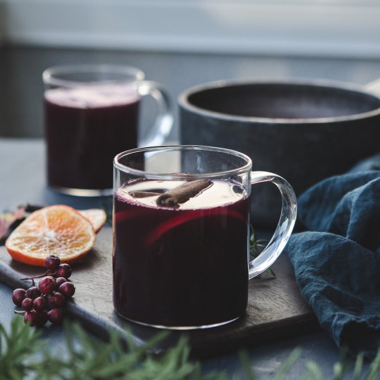 Healthy mulled wine