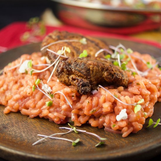 Creamy Beet Risotto