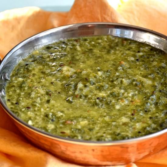 Spinach & Coconut Dal (Keeraikootu)