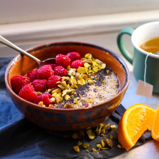 Orange Cinnamon Poppy Seed Porridge