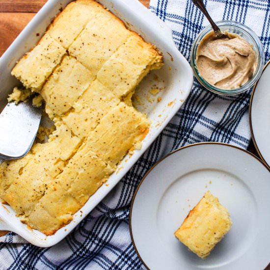 Cheddar and Black Pepper Cornbread