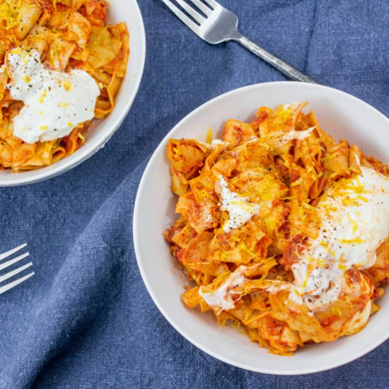 4-Ingredient Pappardelle Pasta