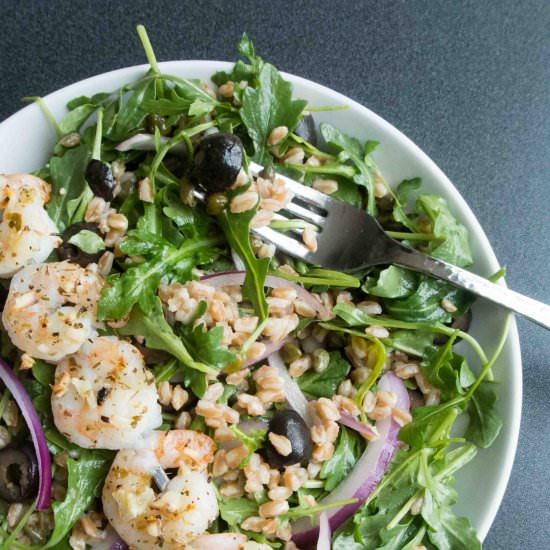 Farro and Arugula Salad