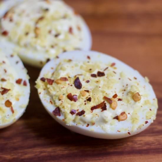 Queso Blanco Deviled Eggs