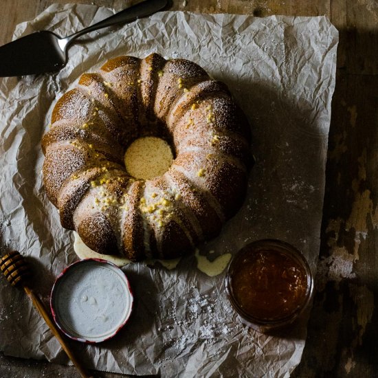 Honey Orange Blossom Cake