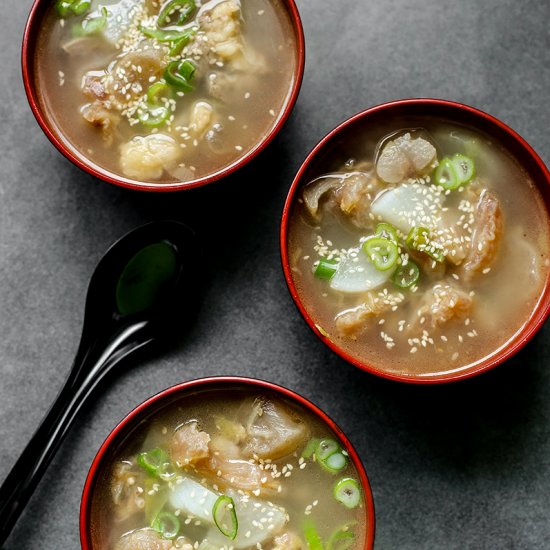 Beef Tendon Gumtang Collagen Soup