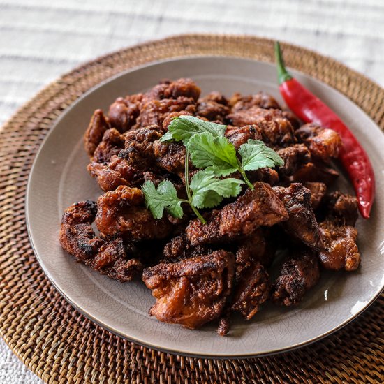 Hakka Style Deep Fried Pork Belly