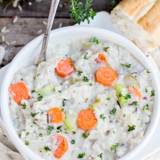 Creamy Chicken Wild Rice Soup