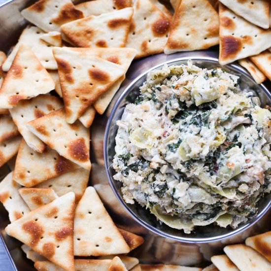 Chicken, Spinach, & Artichoke Dip