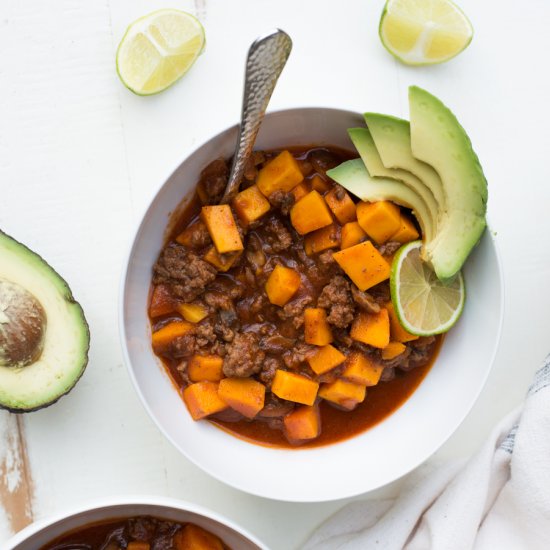 Beef & Butternut Paleo Chili