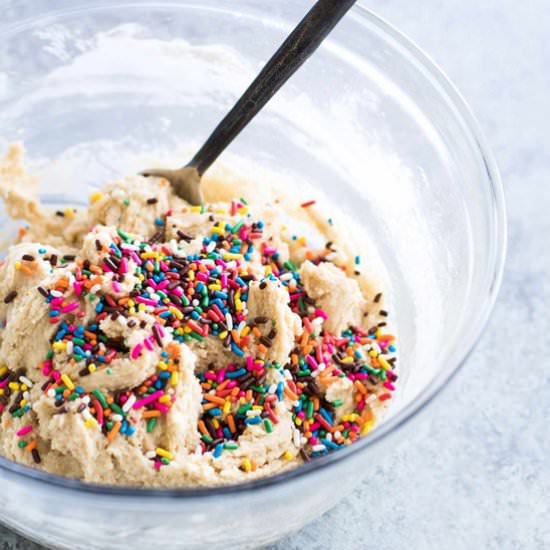 Edible Funfetti Cookie Dough