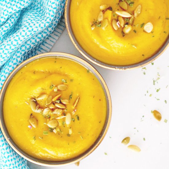 Curried Butternut Squash Soup