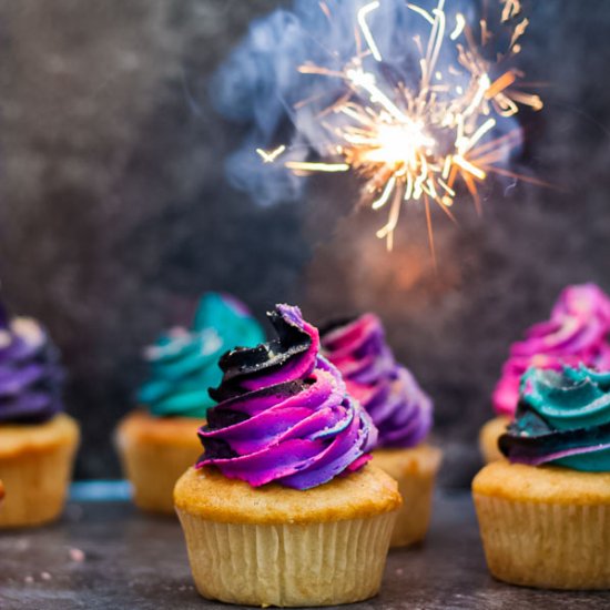 Fireworks Cupcakes