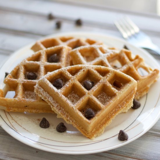 Easy Gluten and Dairy free Belgian Waffles