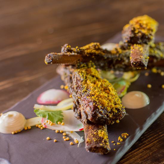 Slow Cooked Lamb Ribs with Jaggery