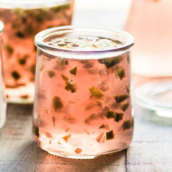 Rosé Wine Hot Pepper Jelly