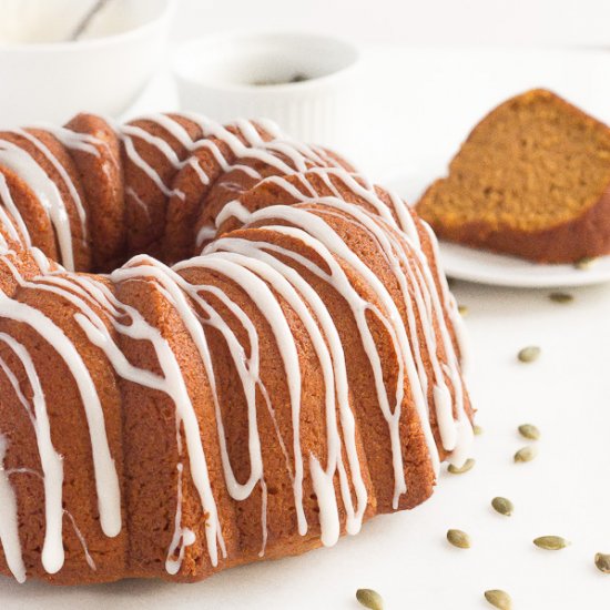 Vegan Pumpkin Spice Bundt Cake