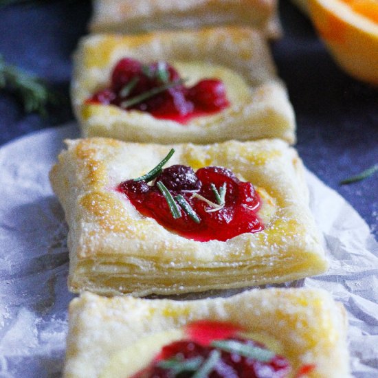 Orange ricotta tarts