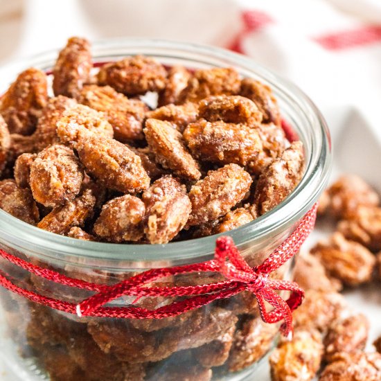 Cinnamon Candied Almonds