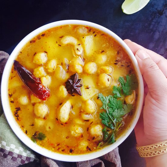 Himachali Chana Aloo Madra