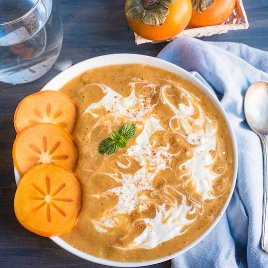 Spiced Persimmon Smoothie Bowl