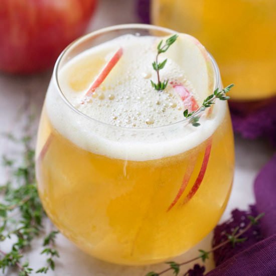 Maple Honeycrisp Bourbon Cocktails