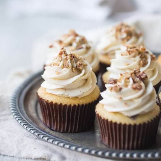 Butter Pecan Cupcakes