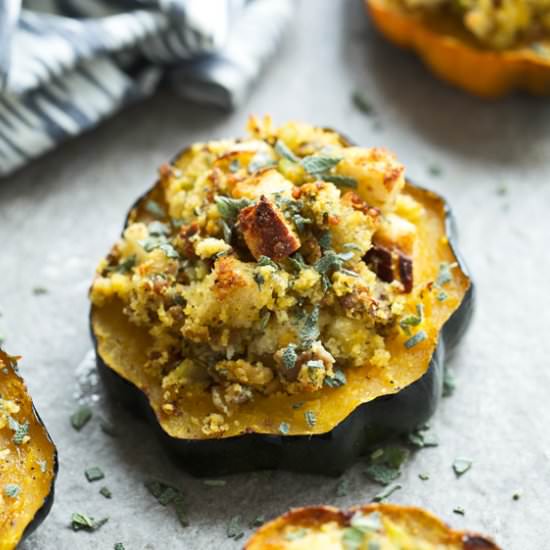 Stuffed Acorn Squash