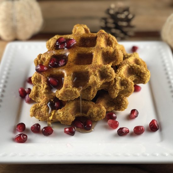 Gluten Free Pumpkin Waffles