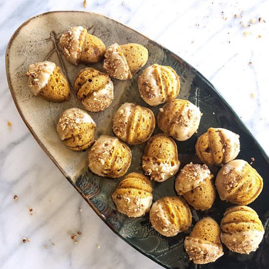 Brown Butter Pumpkin Cake Bites