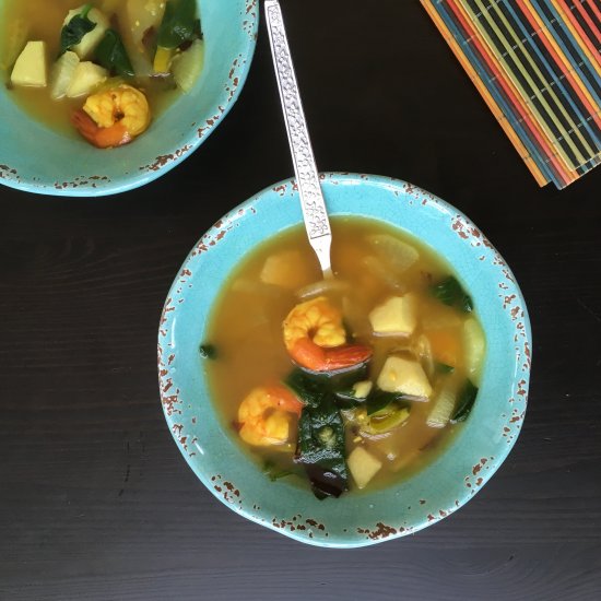 Shrimp and Vegetable Soup (Paleo)