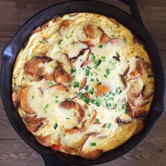 Southwest Sweet Potato Frittata