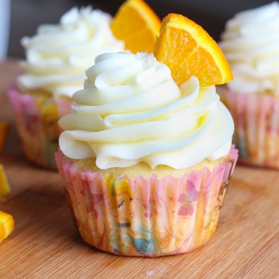 Mimosa Cupcakes