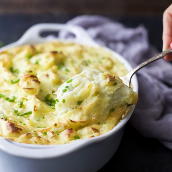 Sour Cream & Chive Mashed Potatoes