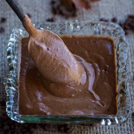 BLACK GARLIC CHOCOLATE MOUSSE