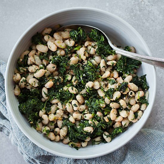 Spinach and White Beans