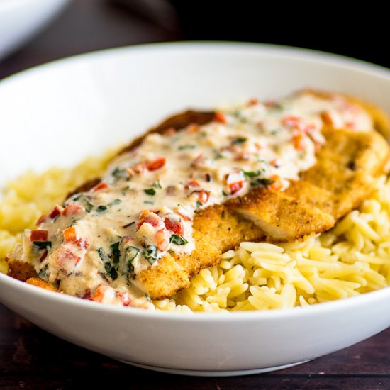 Easy Chicken in Cream Sauce for Two