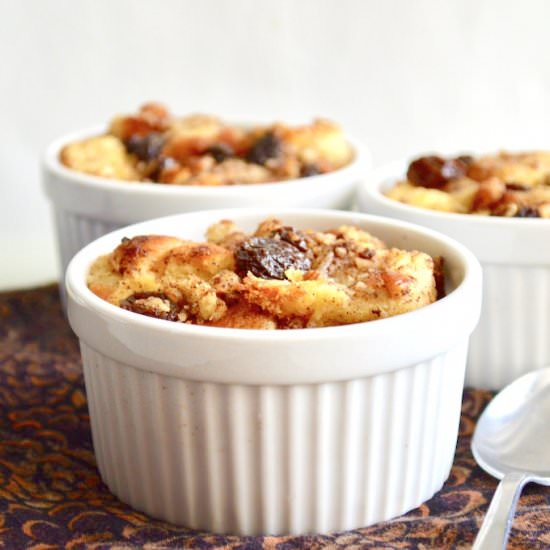 Rum Raisin Bread Pudding