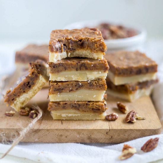 Pumpkin Pecan Toffee Bars