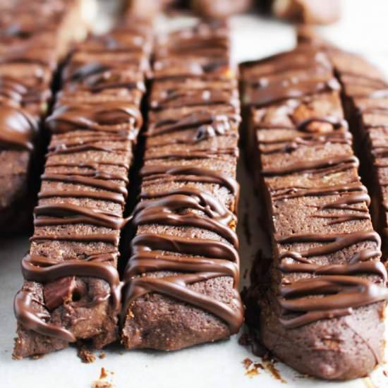 Chocolate Almond Biscotti