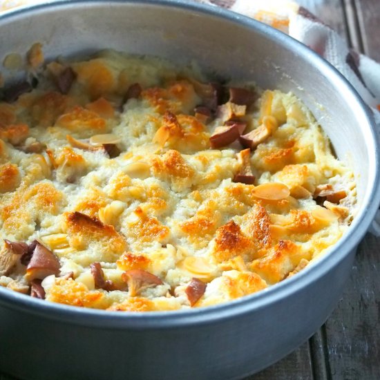 Bread Pudding with Cinnamon Apples