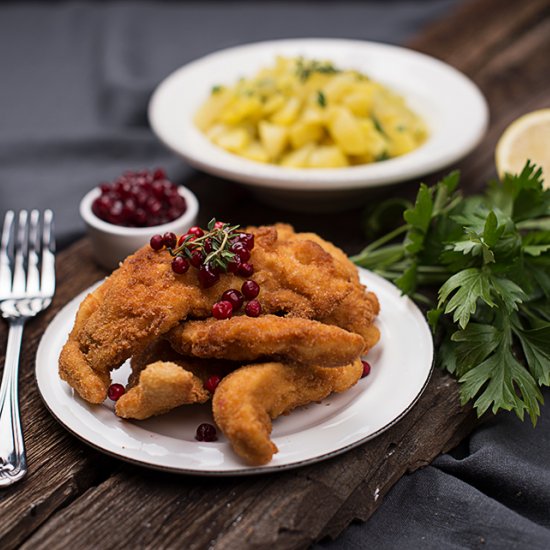 Klassischer Wiener Erdäpfelsalat